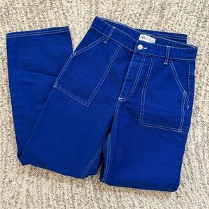 Zara Vibrant Blue Trousers